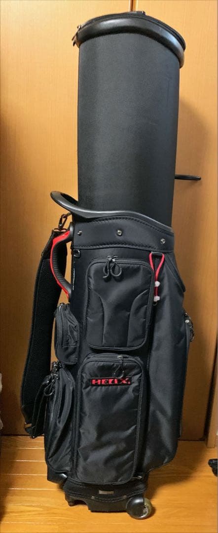 【HK様】HELIX キャディバッグ 4輪キャスター式 旅行用