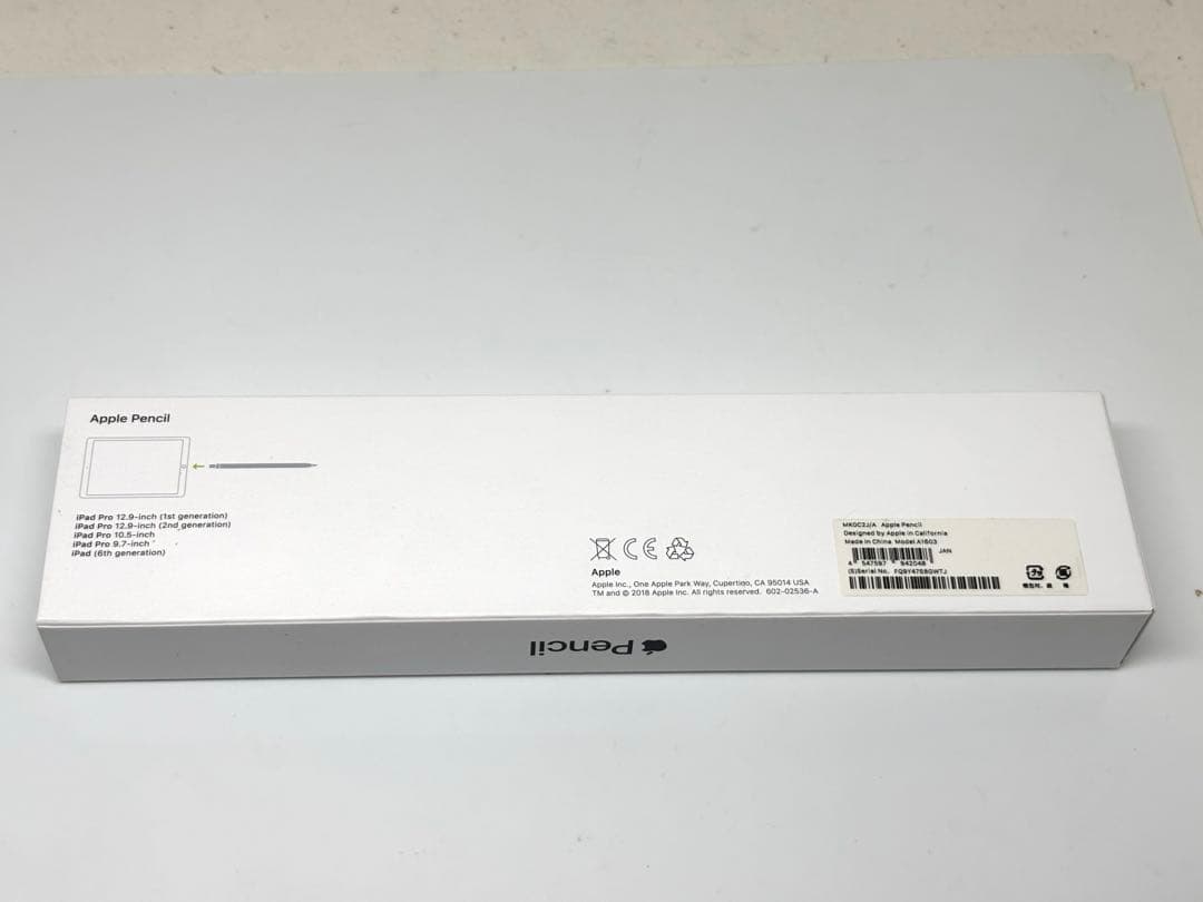 新品未使用！Apple Pencil 第1世代 MK0C2J/A A1603