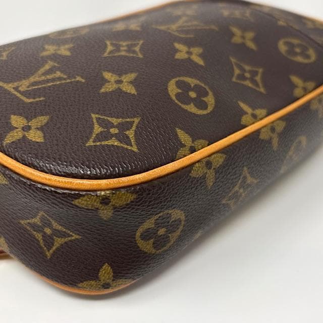 美品 ルイ・ヴィトン ポシェット ガンジュ モノグラム ボディバッグ(S077)
