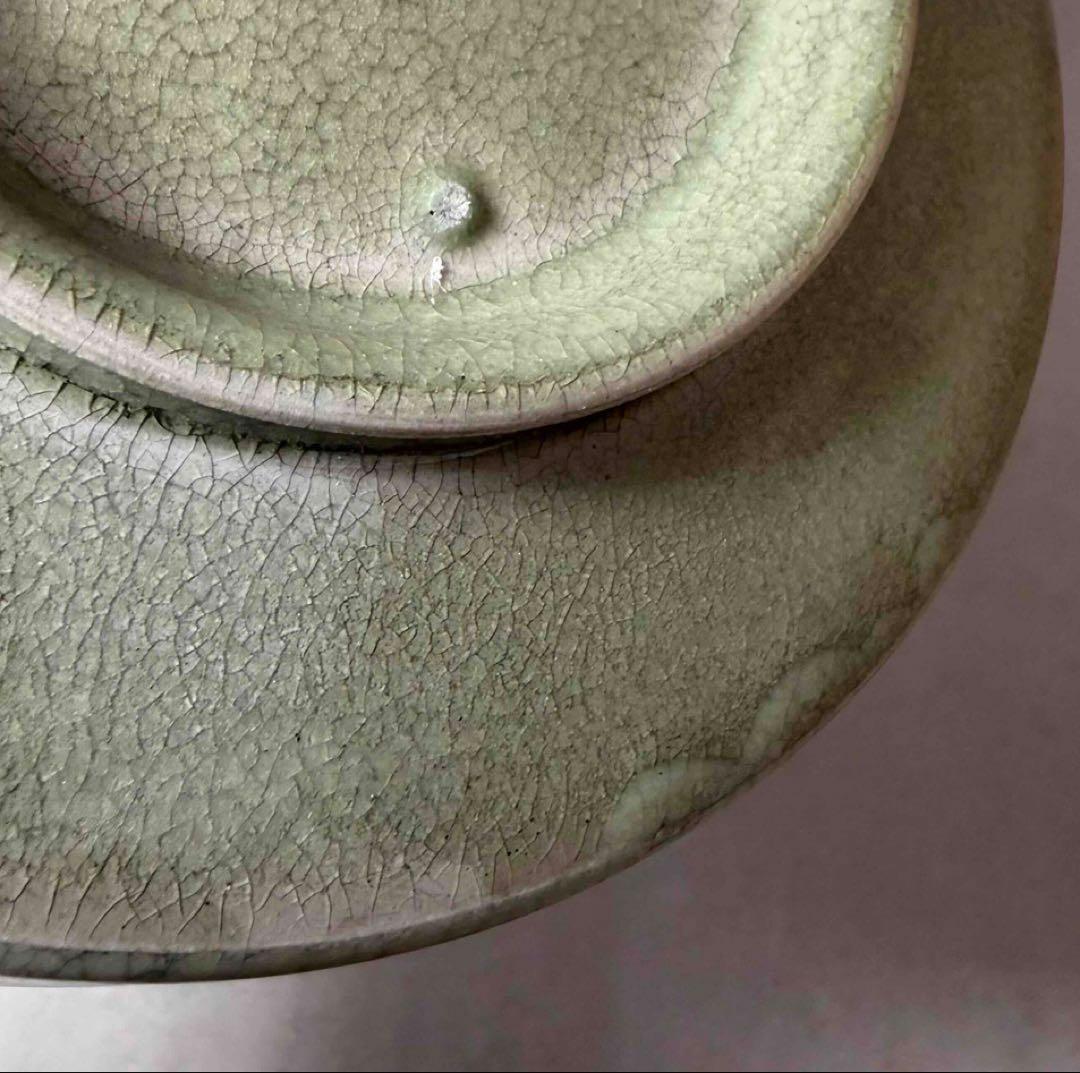 中国 高台付盥形盤(洗筆)　f2260125