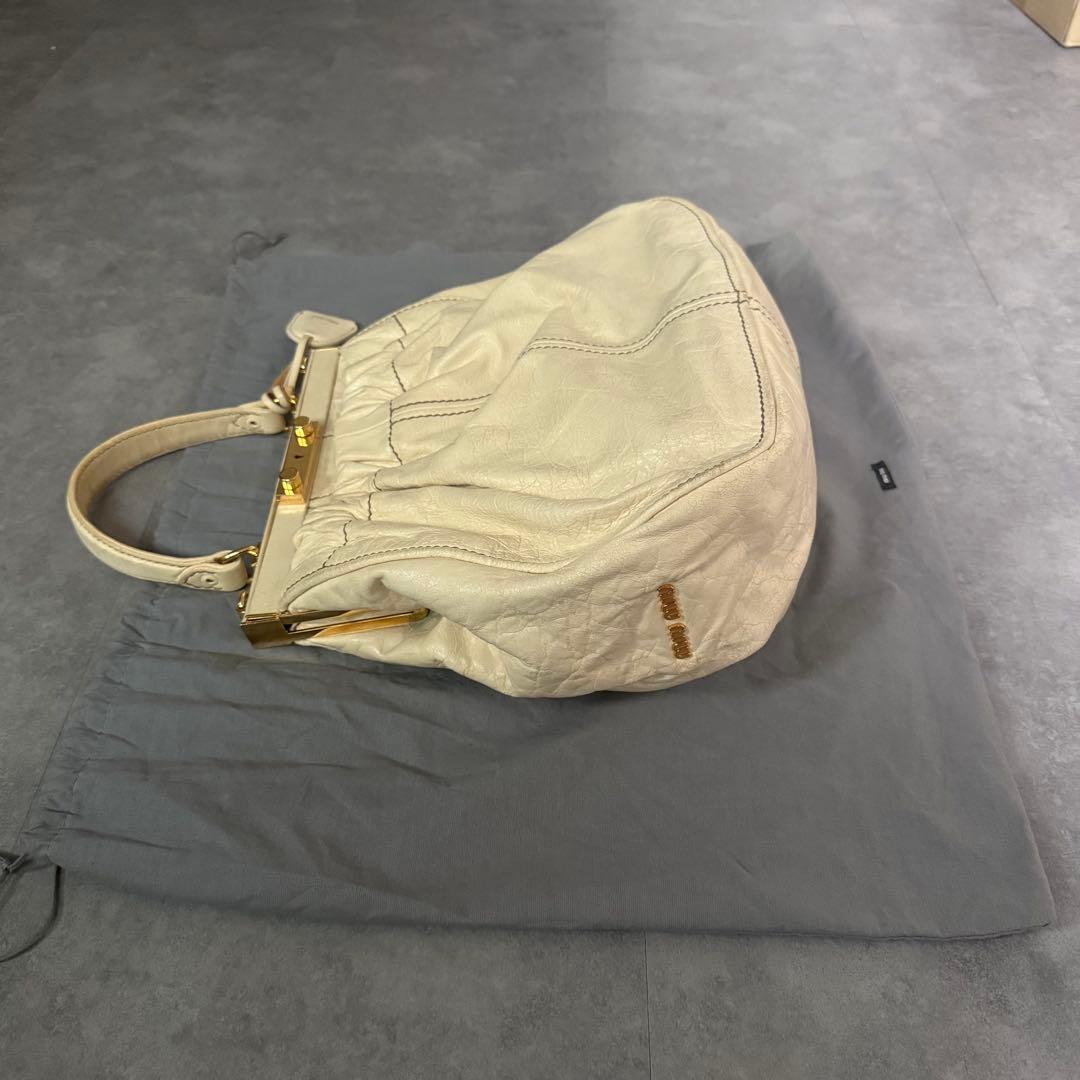 【最終値下げ❗️】miumiu レザー　ハンドバッグ　ショルダーバック