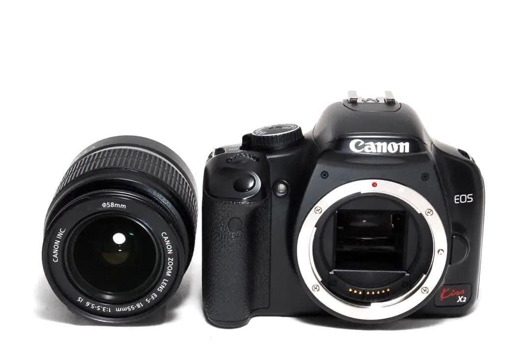 スマホ転送OK♥️ Canon Kiss X2 デジタル一眼レフ レンズキット