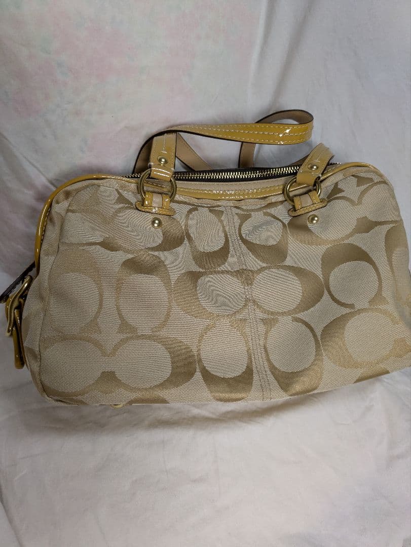 COACH ロゴ入りハンドバッグ M0873-13482未使用品