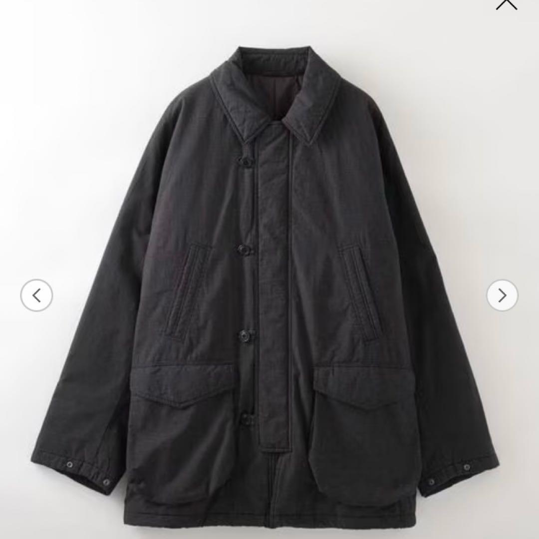 新品 steven alan バフ ジープ コート ブラック S