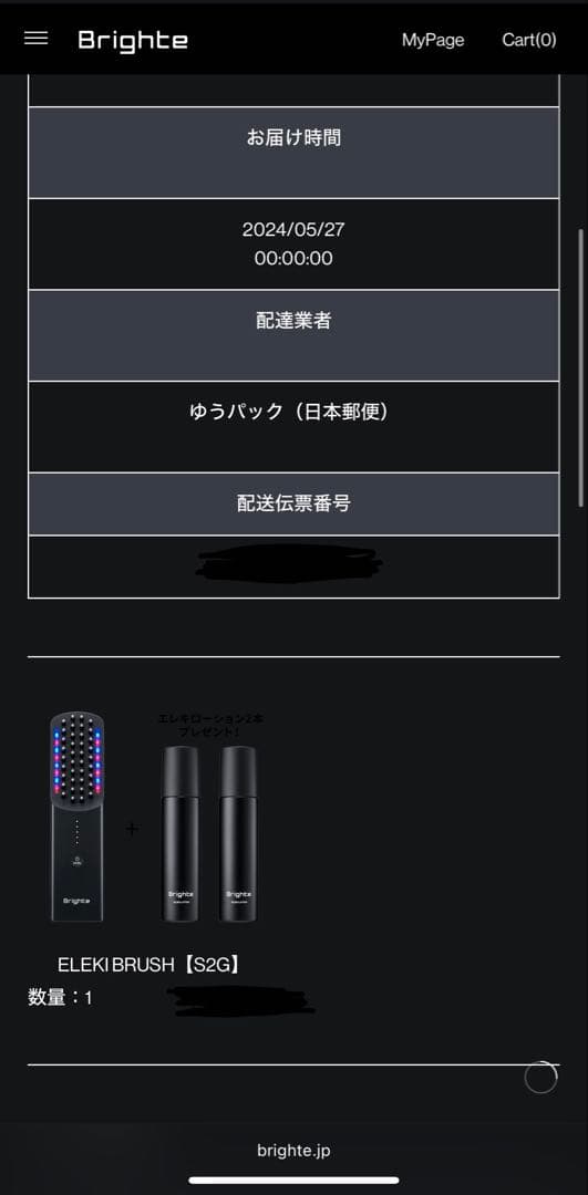 【美品/パック付き】Brighte ELEKIBRUSH エレキブラシ 公式購入