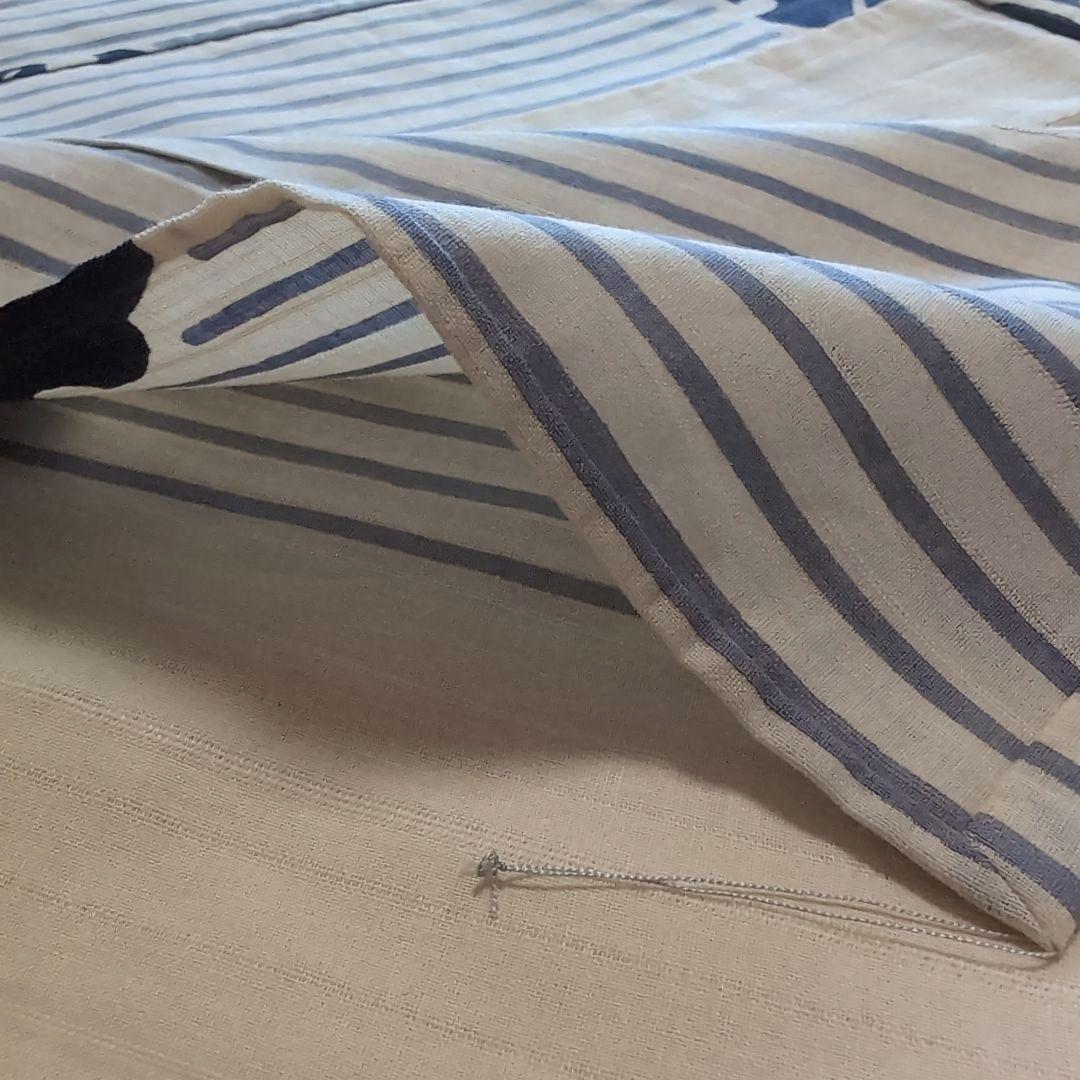 新品 未使用 綿絽 高級コーマ地 単衣仕立て 浴衣 夏着物 やまと 証紙 うさぎ