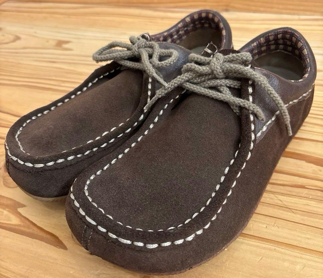 ダークブラウン MERRELLUS　サイズ8　スエード　ウーマン　メレル