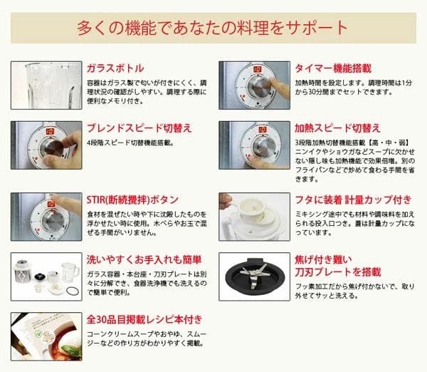 【新品・未使用】 ジョワイユ サーモブレンダー JOY-0608