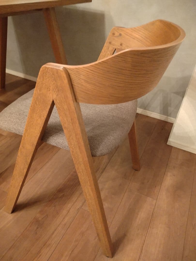 unico ELEMT(エレムト)チェア ブラウン②