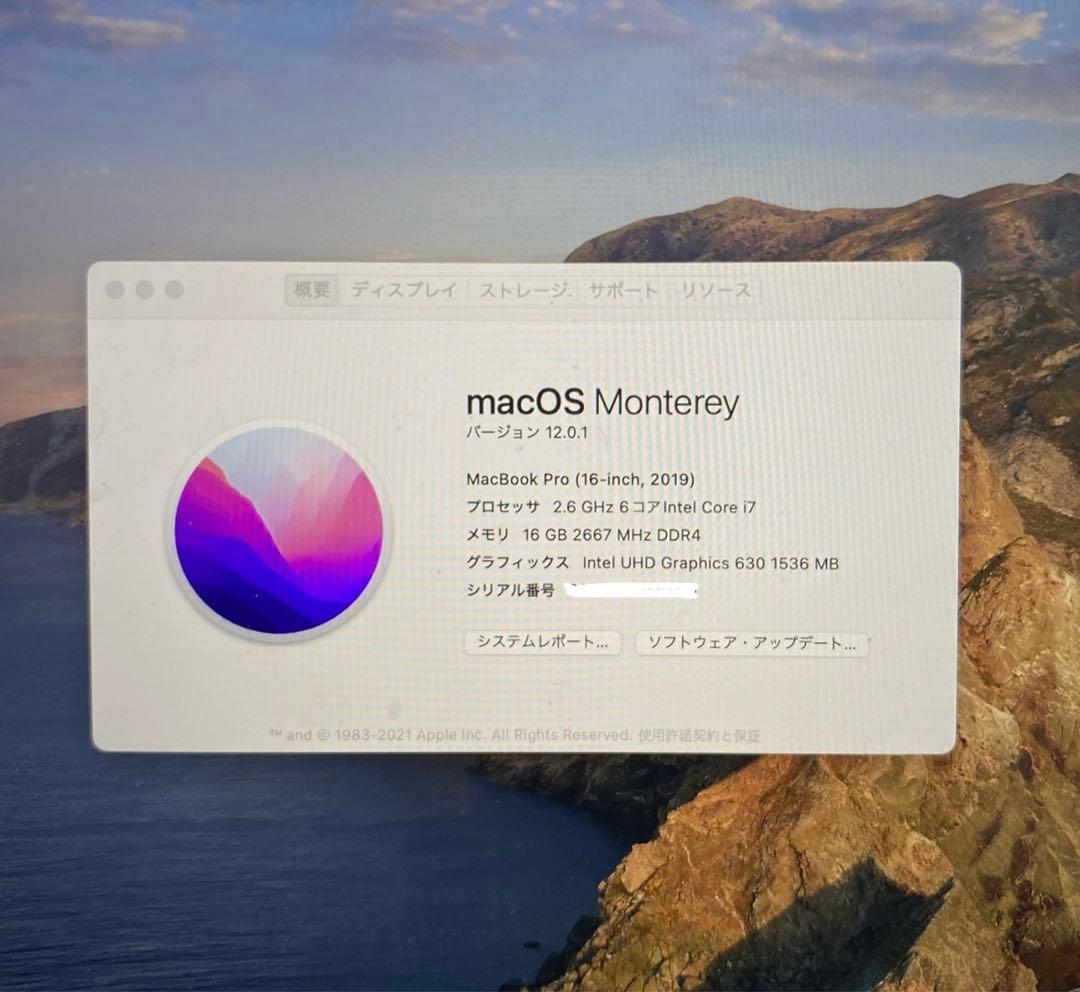 MacBook Pro (16インチ, 2019)