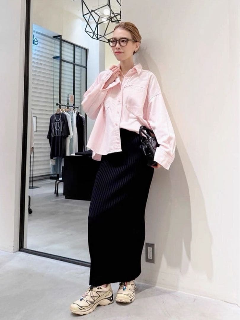 Whim Gazette デニムボウタイシャツ