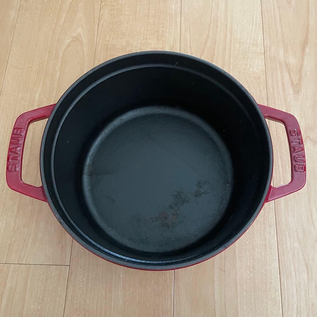 ストウブ鍋　ピコ・ココット　18cm 赤　チェリー