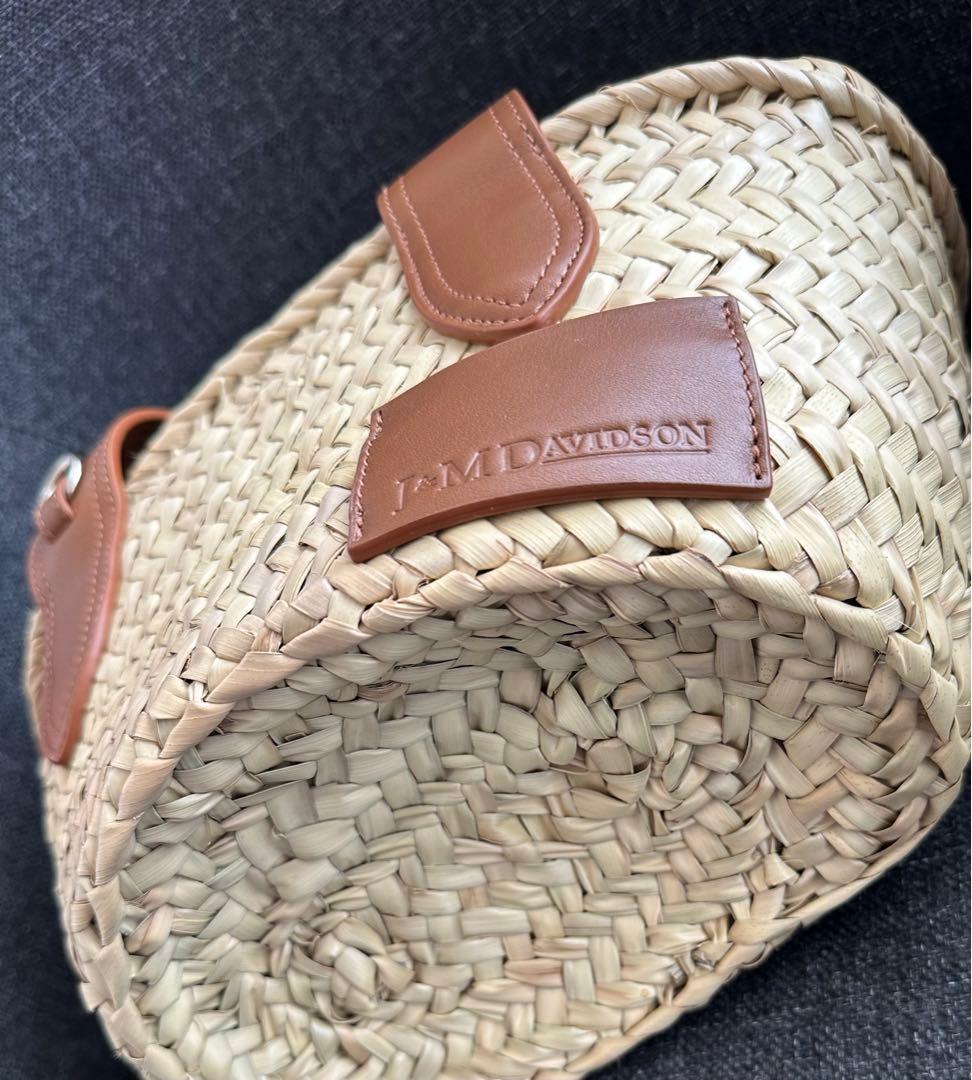 新品未使用品 J&M DAVIDSON バスケット S ラフィア