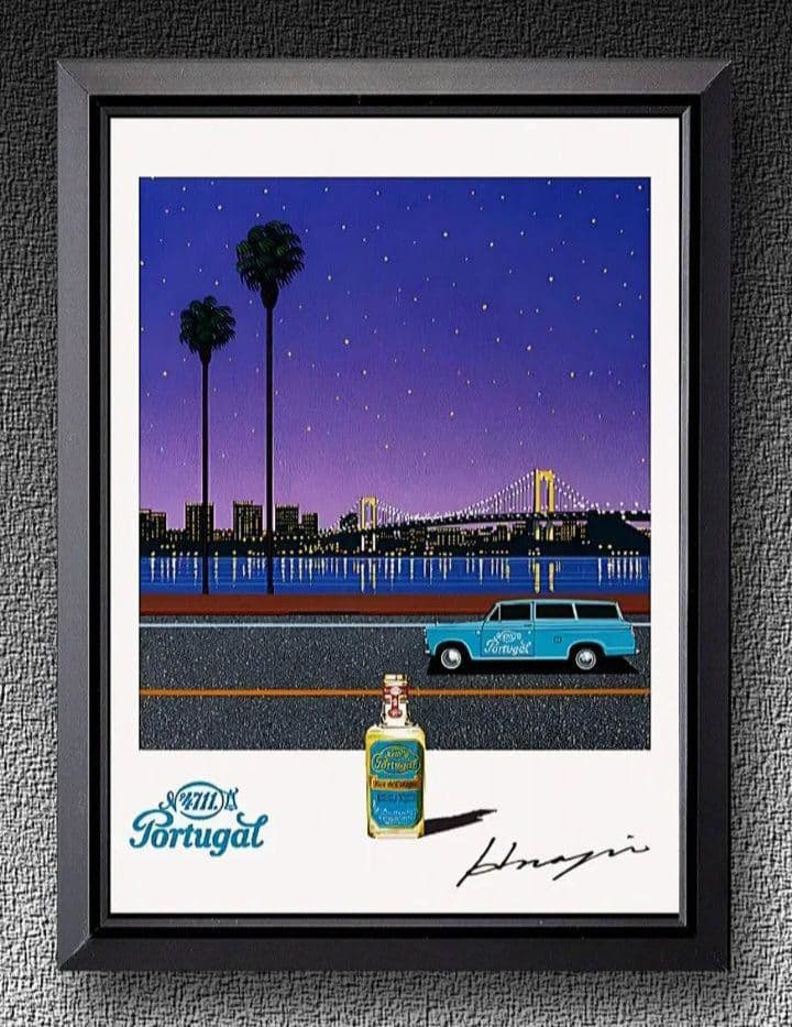 永井博・鈴木英人・わたせせいぞうPortugal【A4写真ポスター額装付７点】