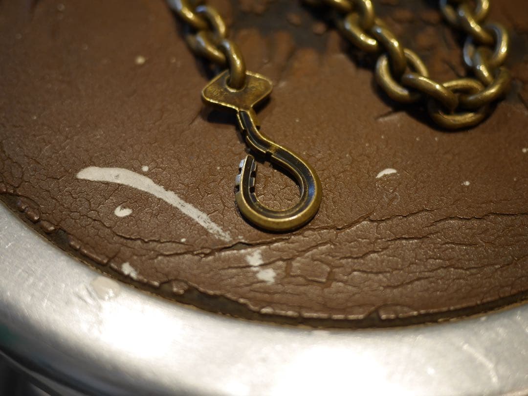 WEIRDOウィアード パドロックウォレットチェーン　真鍮ブラス