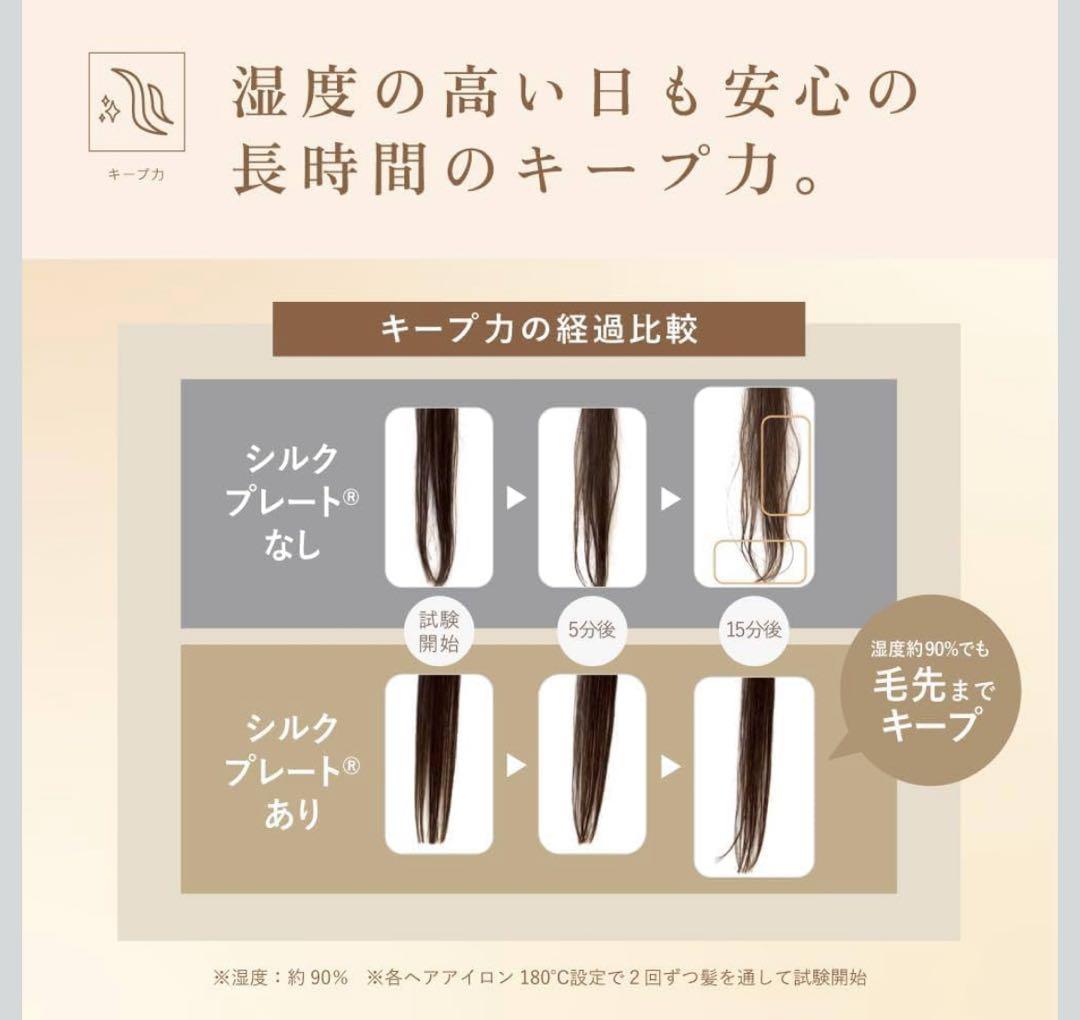 絹女 キヌージョ ワールドワイドモデル ストレートアイロン ホワイト