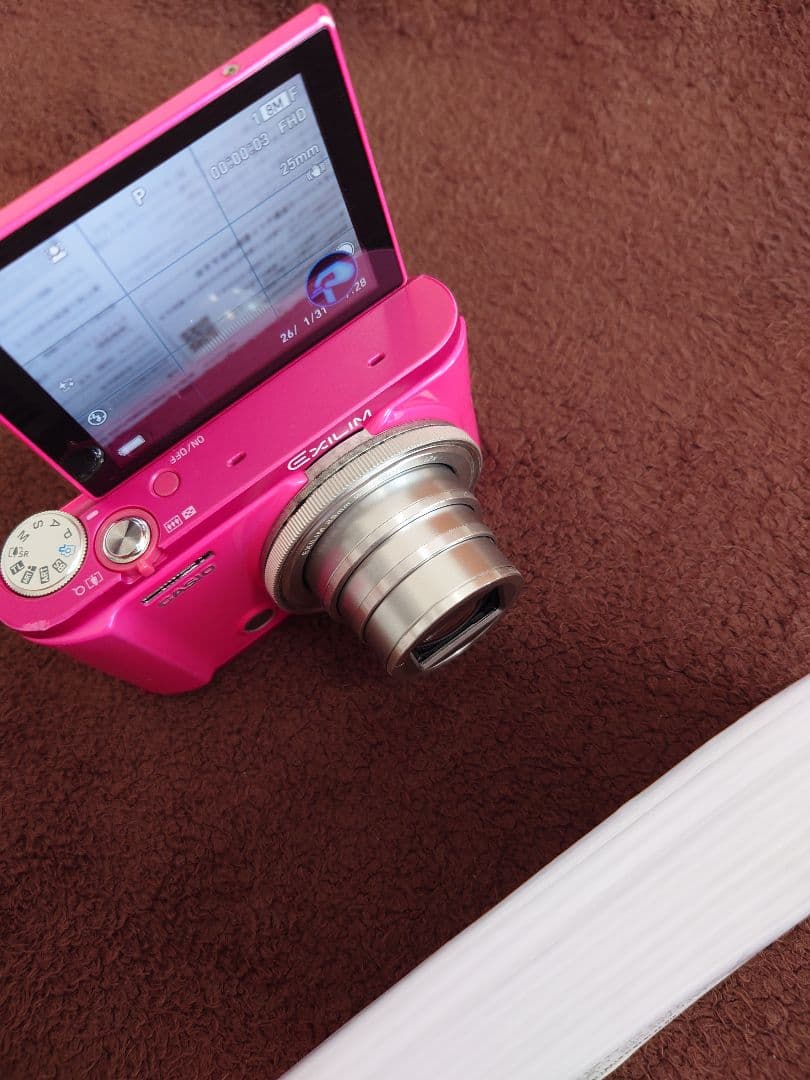 カシオ　CASIO　EXILIM　EX-ZR3100　ビビッドピンク　デジカメ