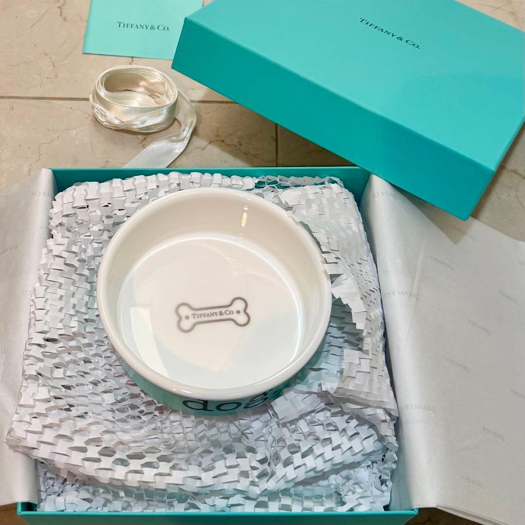 【新品未使用】【即日配送可】Tiffany & Co. ドッグボウル スモール