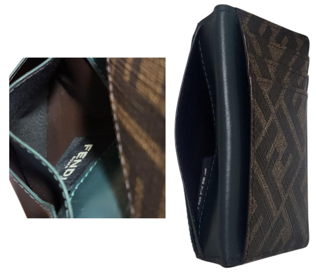 ☆FENDI FF / フェンディ スクエア 二つ折り名刺入れ カードケース!!