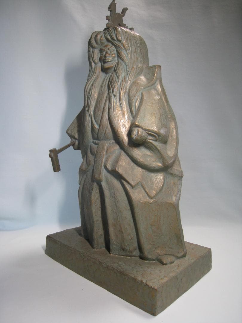 米田美昭　【小狐丸】ブロンズ製　高さ約57㎝　伝説の剣三条小鍛冶宗近にまつわる話