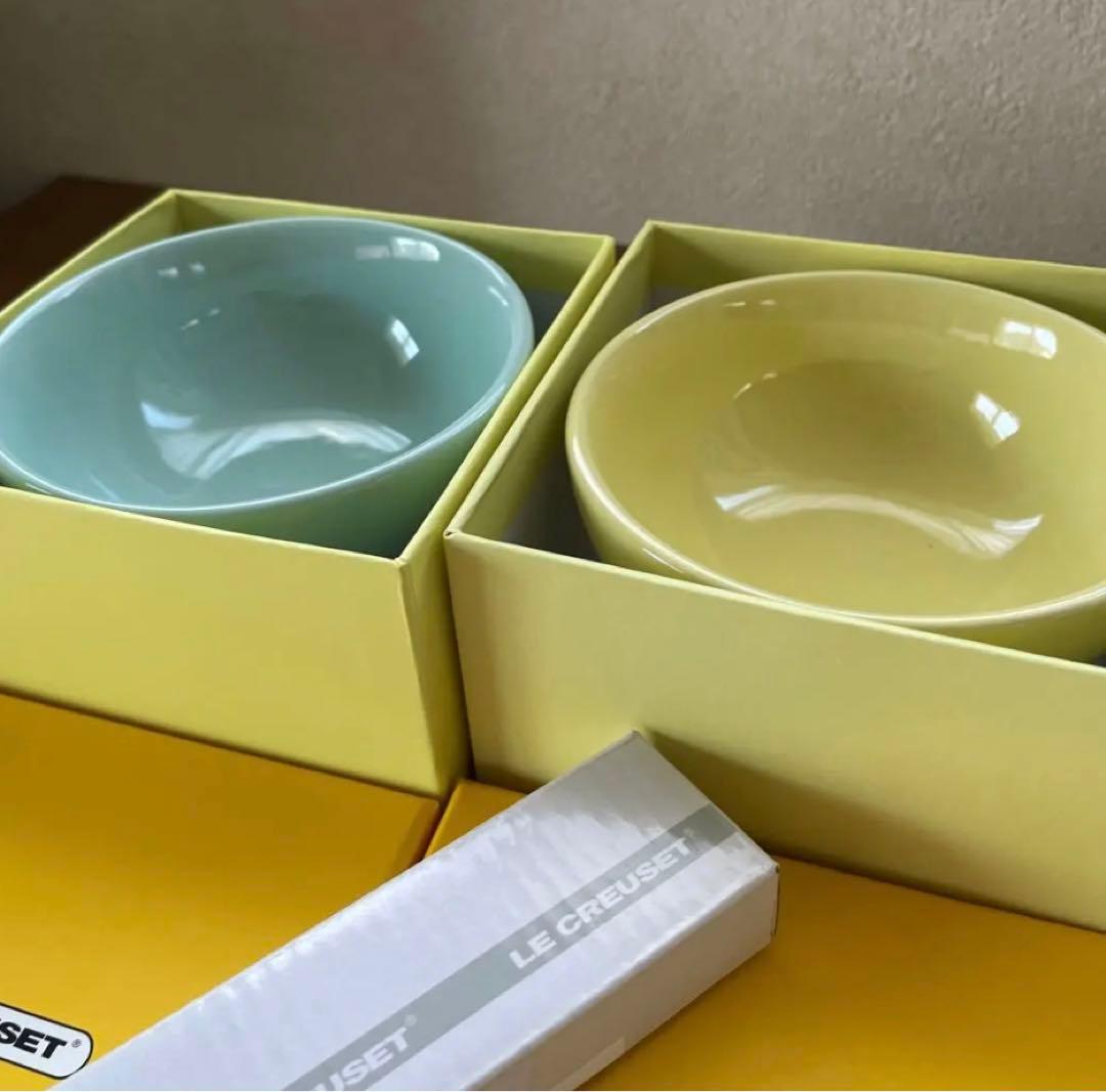 ル・クルーゼ　アイスクリームカップ＆スプーン　4セット