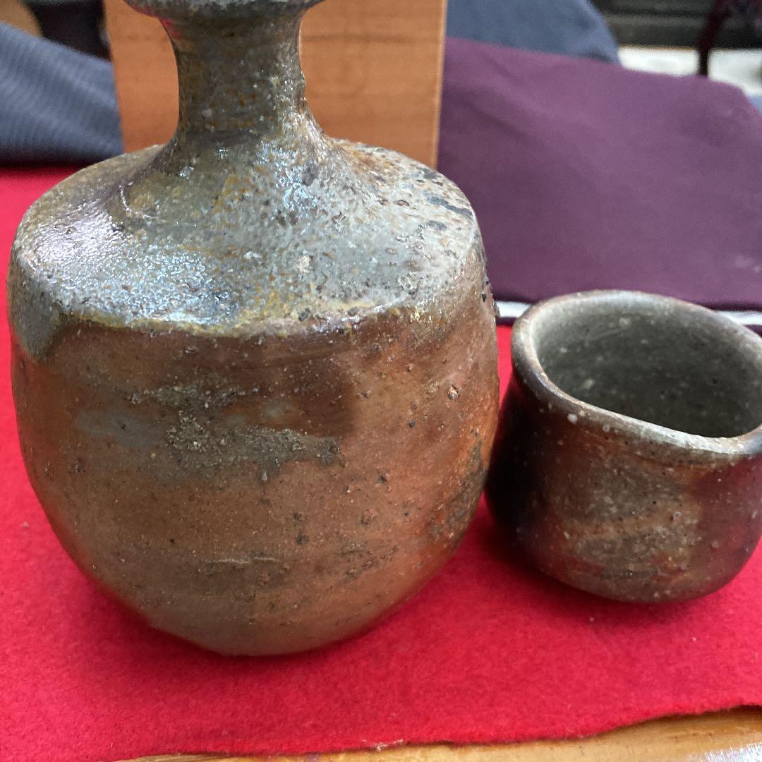 備前焼西川作です徳利ぐい呑みセットです❣️