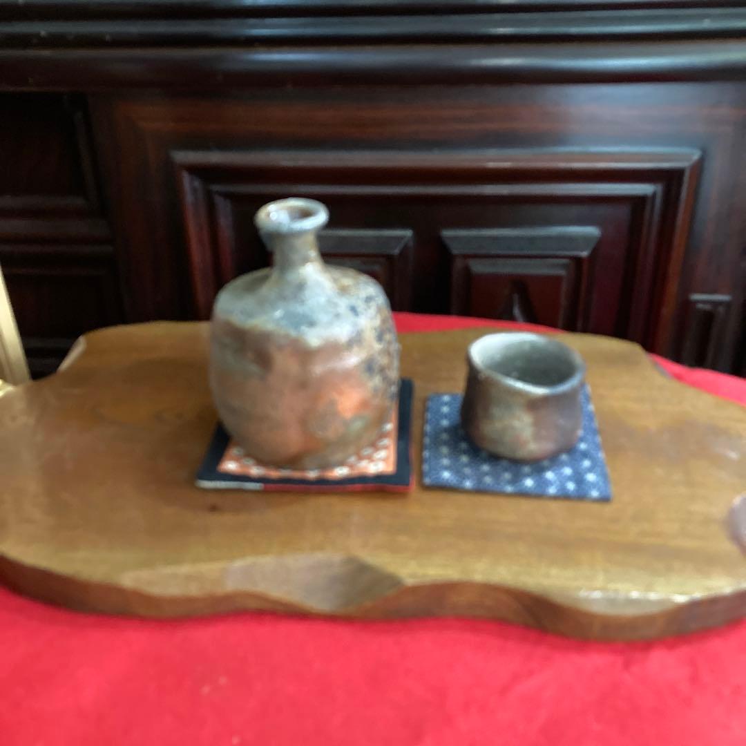 備前焼西川作です徳利ぐい呑みセットです❣️