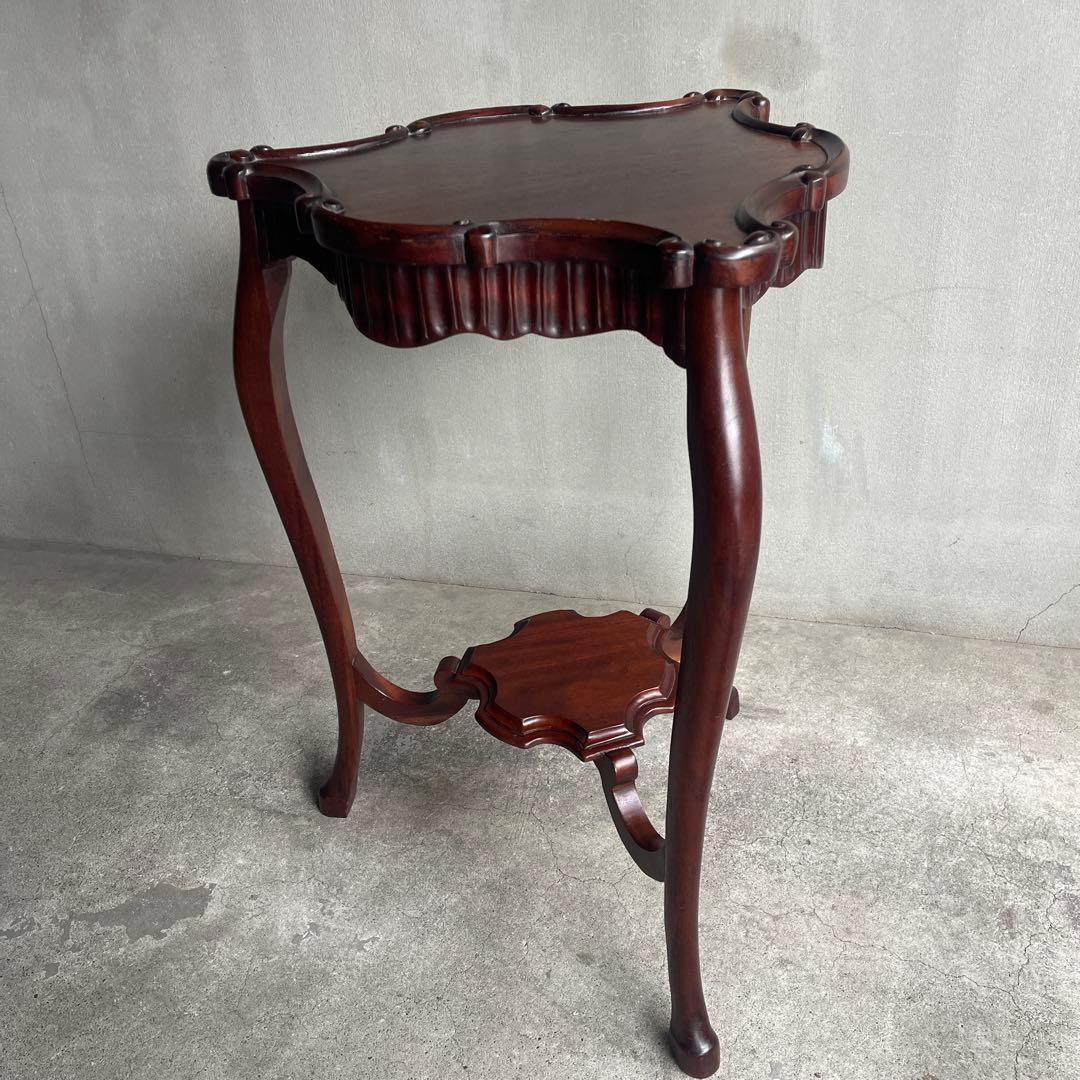 オールドヴィンテージ　イタリア　オケージョナルテーブル　花台　サイドテーブル