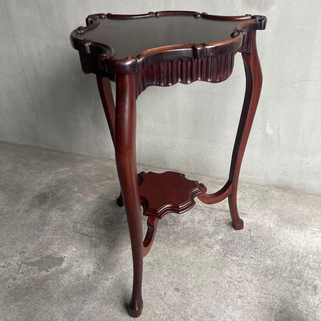 オールドヴィンテージ　イタリア　オケージョナルテーブル　花台　サイドテーブル