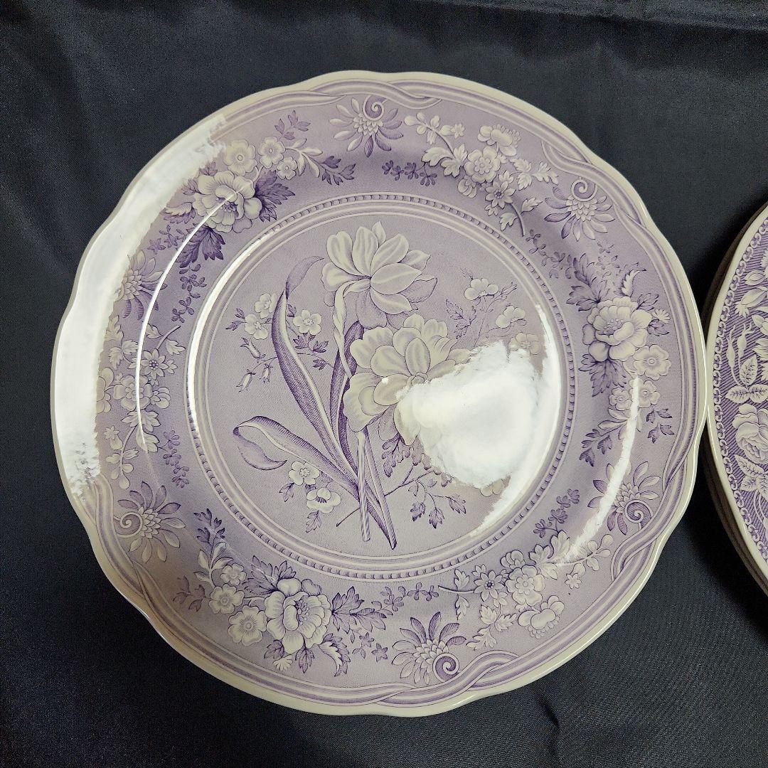 スポード ジョージアンシリーズ ボタニカル フローラル 各3客 ライラック レア