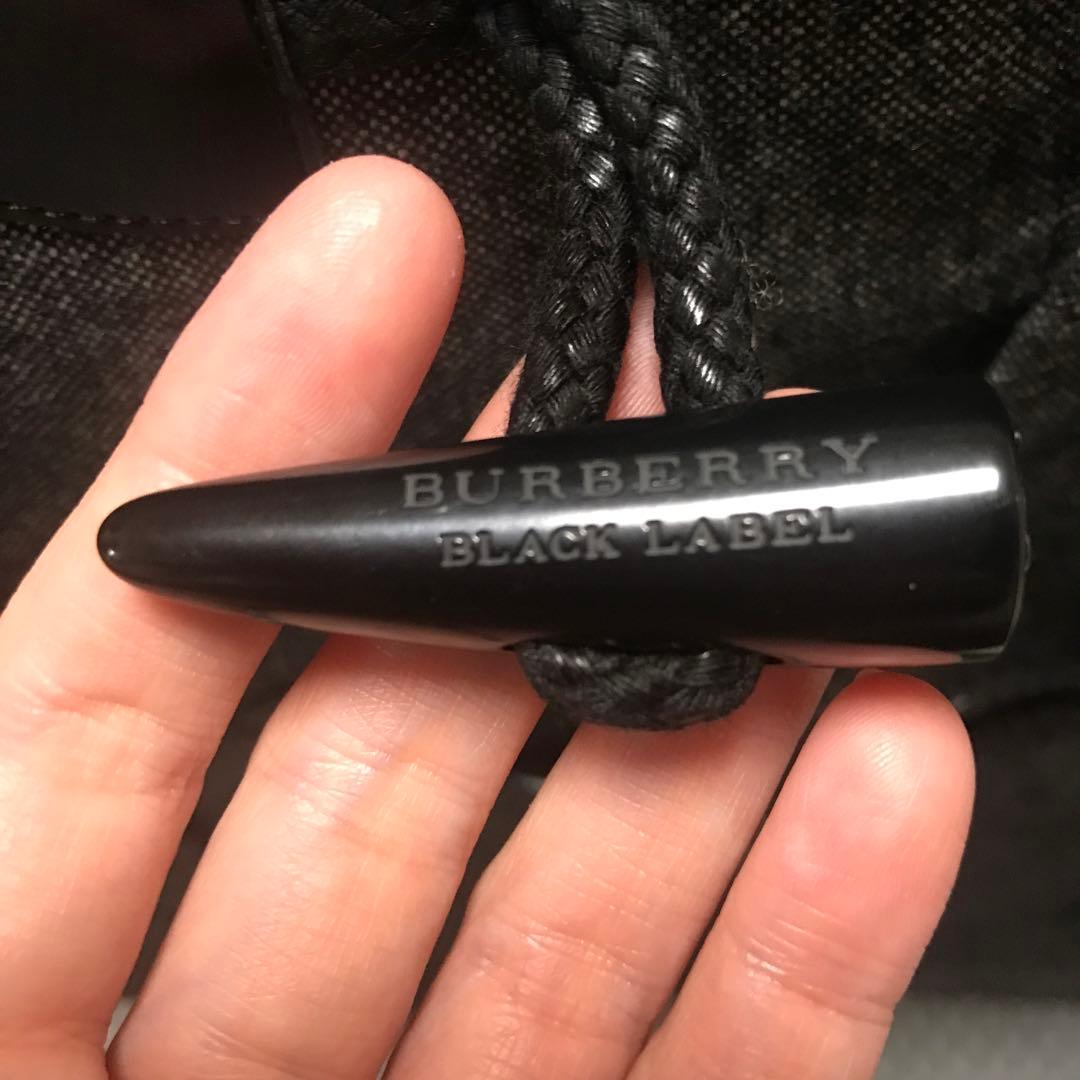 美品　バーバリーブラックレーベル ダッフルコート　S 正規品　ロゴ入り