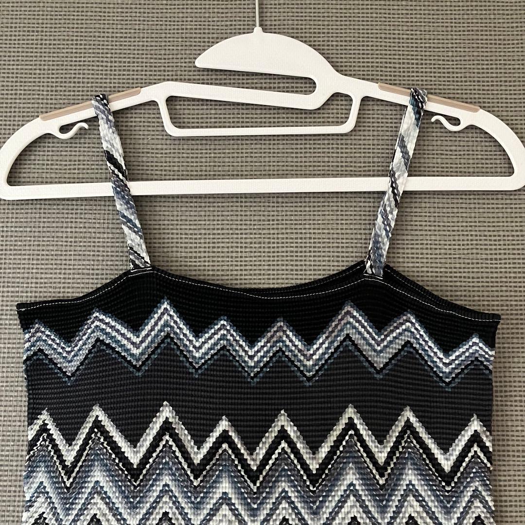 美品　イッセイミヤケ　キャミソール　プリーツ　M