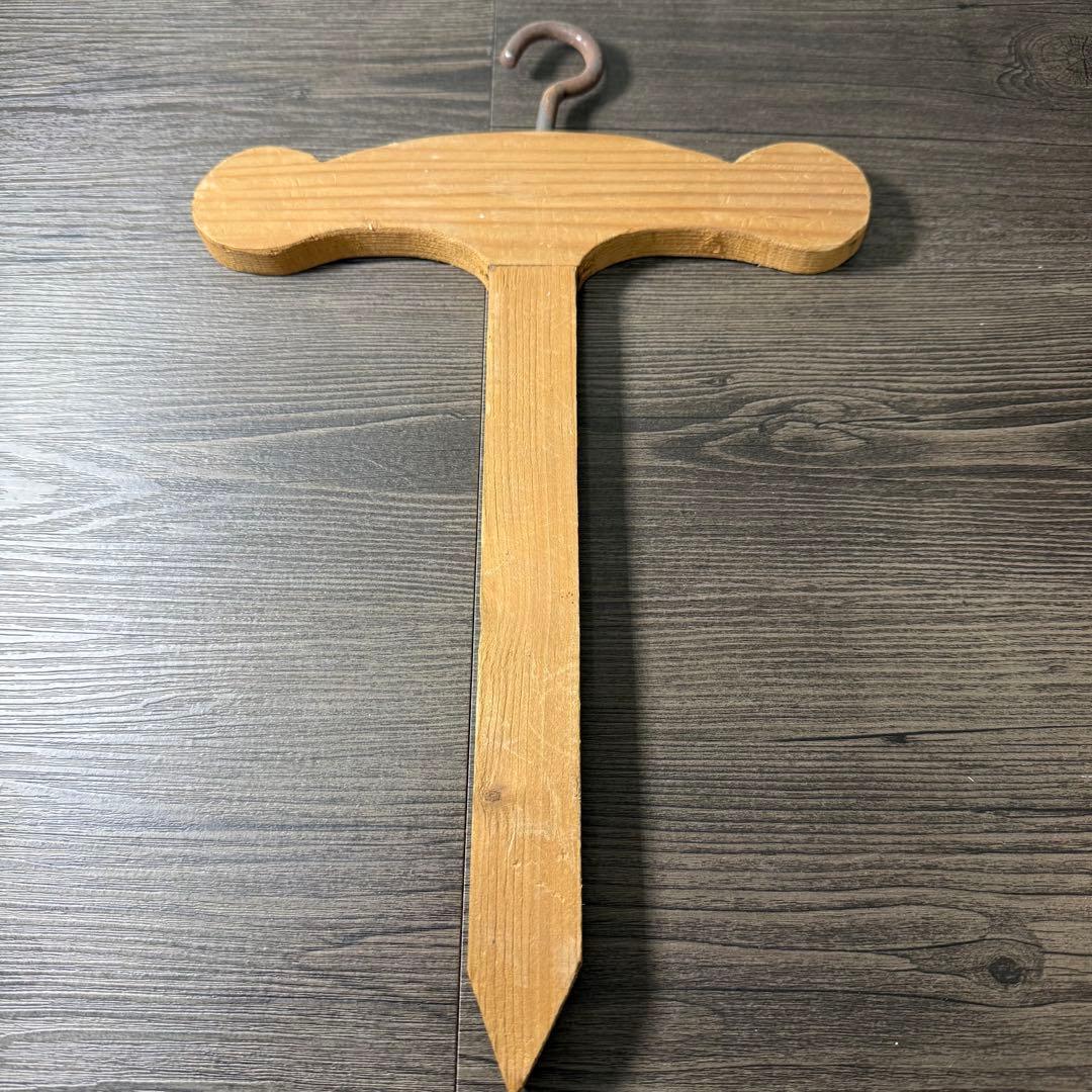 フランス アンティーク ミニサイズ クロスハンガー 十字架 ブロカント