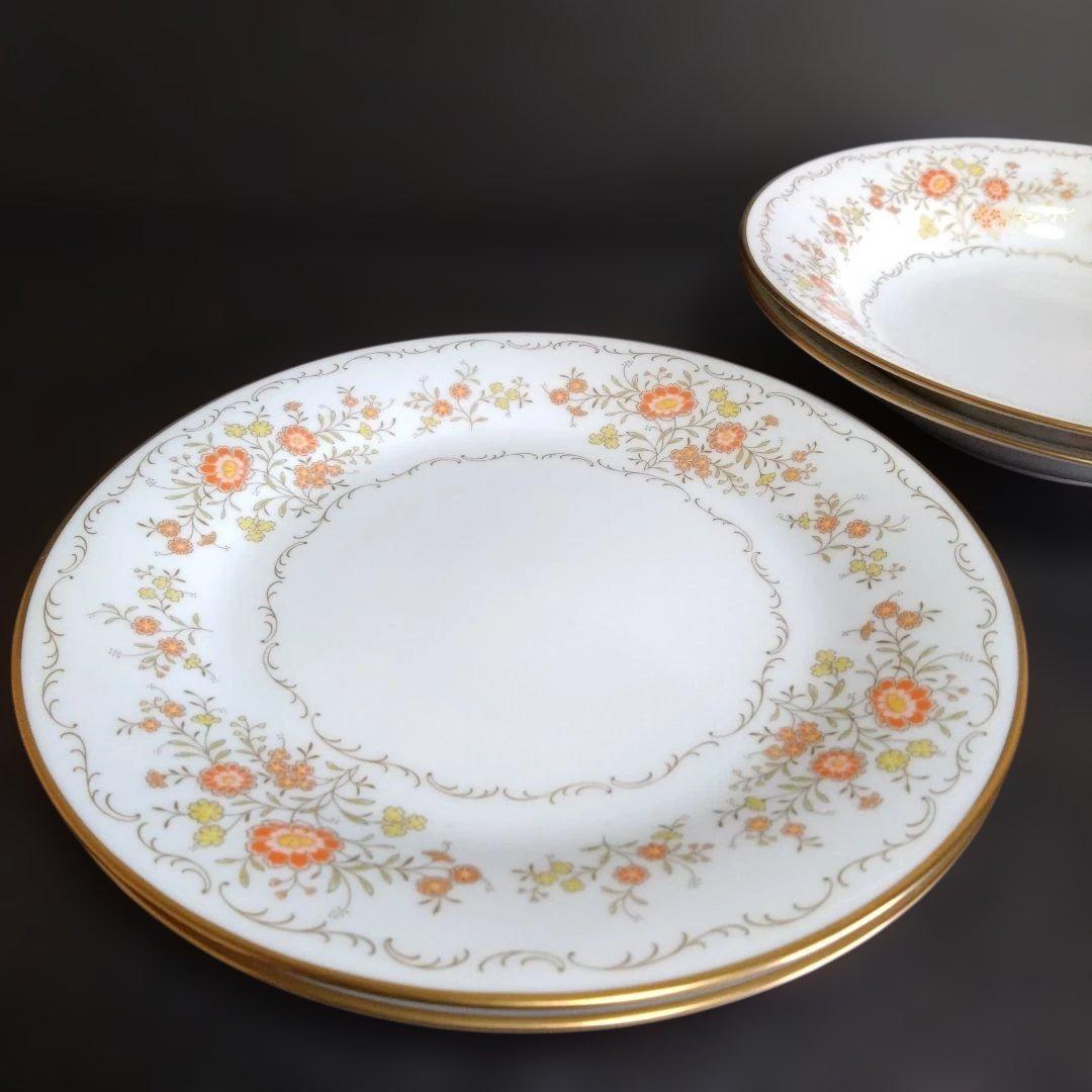 未使用 ノリタケ インスピレーションプレート4枚　ヴィンテージ