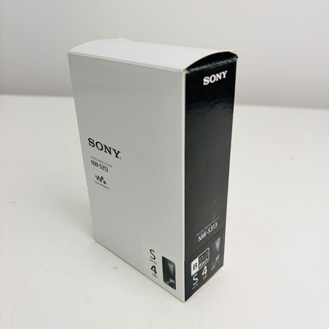 【未使用】ソニー ウォークマン NW-S313 ブラック 4GB イヤホン付属