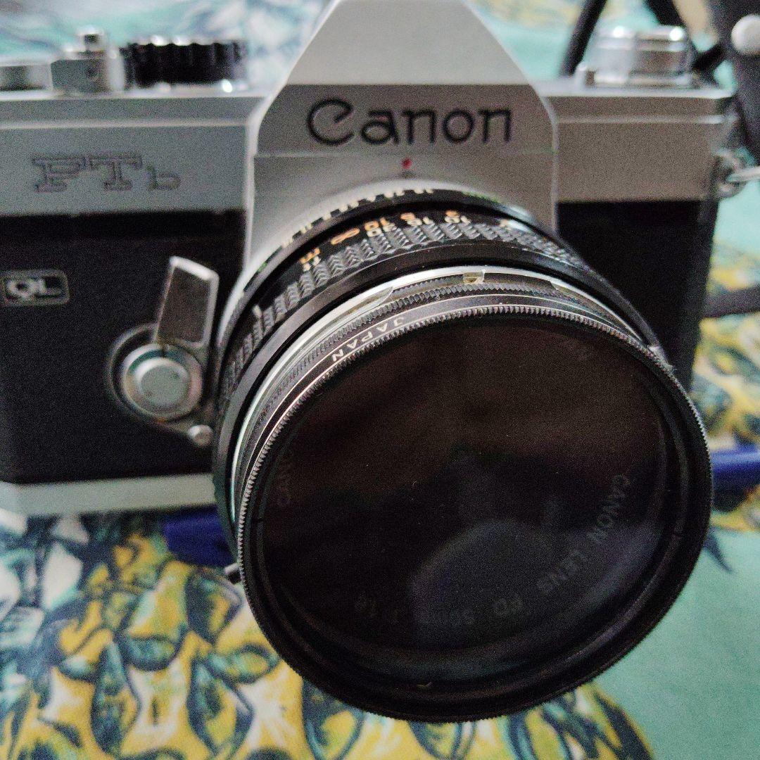 キャノンFTb.QL一眼レフカメラとキャノンレンズFD50mn1:18ゼット