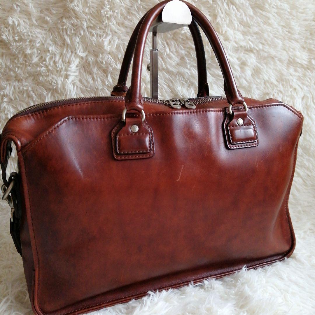 HERGOPOCHエルゴポック　2wayレザービジネスバッグ