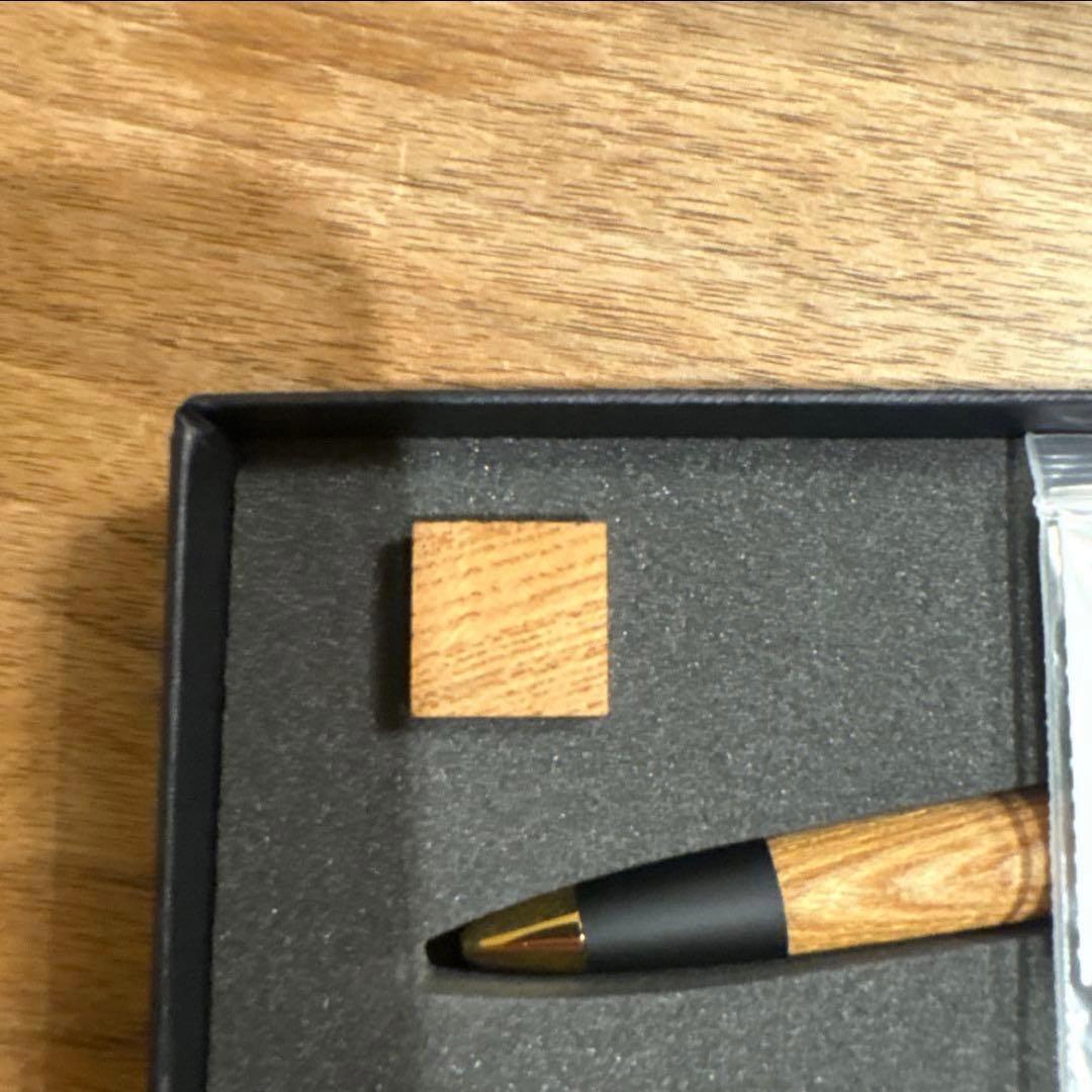 【野原工芸 欅シャープペンシル 0.5mm ゴールド金具】　新品、未使用