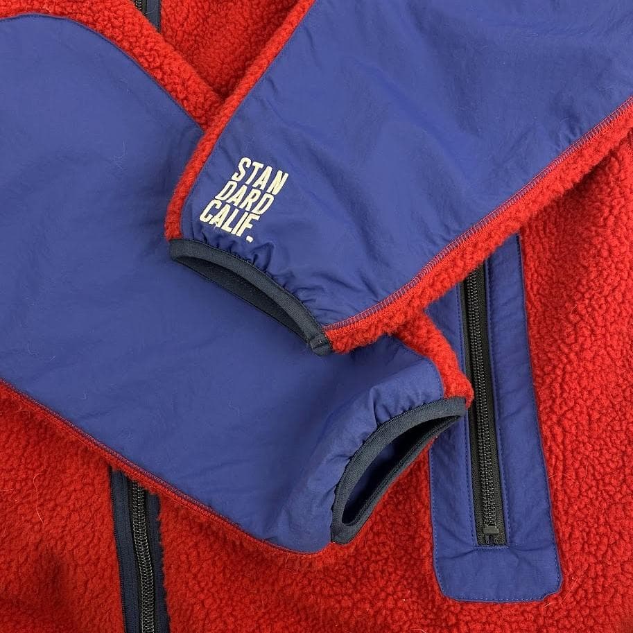美品●STANDARD CALIFORNIA● ナイロン・フリースジャケット M