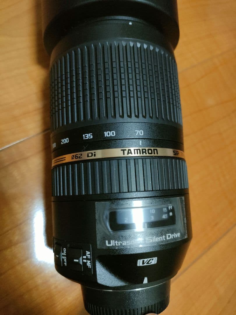 未使用TAMRON SP70-300F/4-5.6 DiVCUSD NikonF