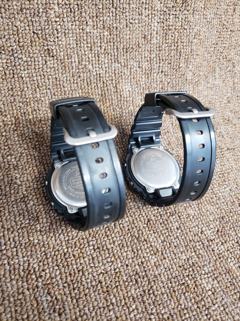 2本セットCASIO DW-5600BB 正常稼働品 G-SHOCK Gショック