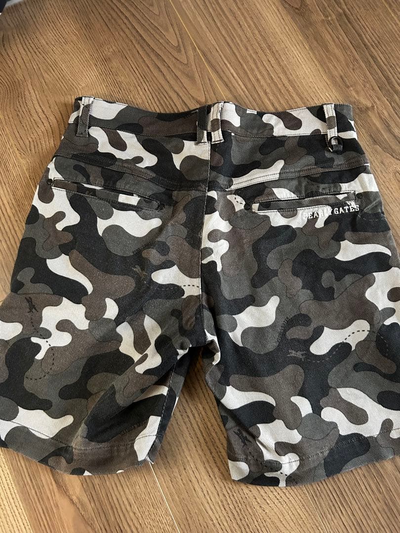 パーリーゲイツ　ゴルフウェア　セットアップ　迷彩セットアップ