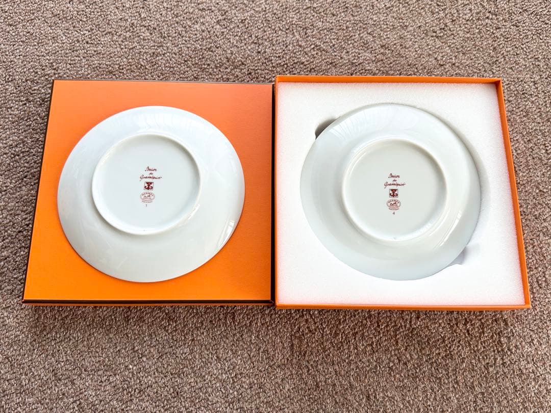 エルメス HERMES ガダルキヴィール 皿2枚セット　No.1 No.4