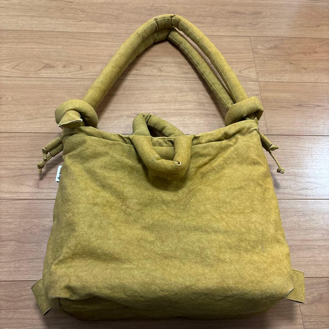 olend オレンドONA WASHED BAG マスタード