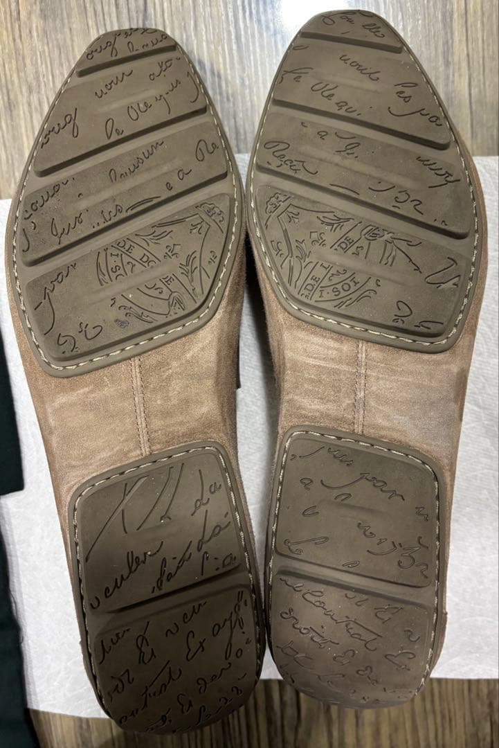 ベルルッティ　ロレンツォ　スエードローファー　サイズ9 28.5cm