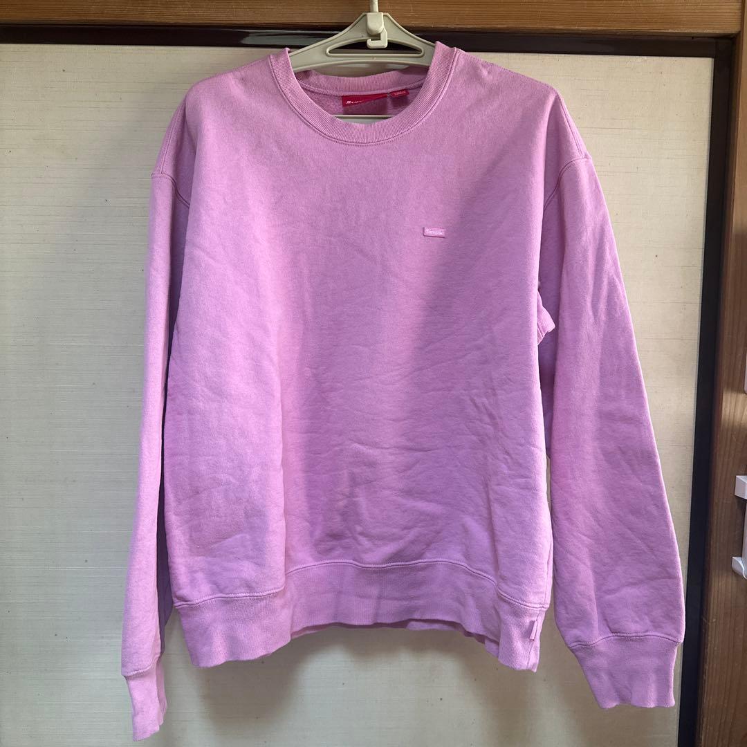 Supreme small box logo crewneck ピンク　M