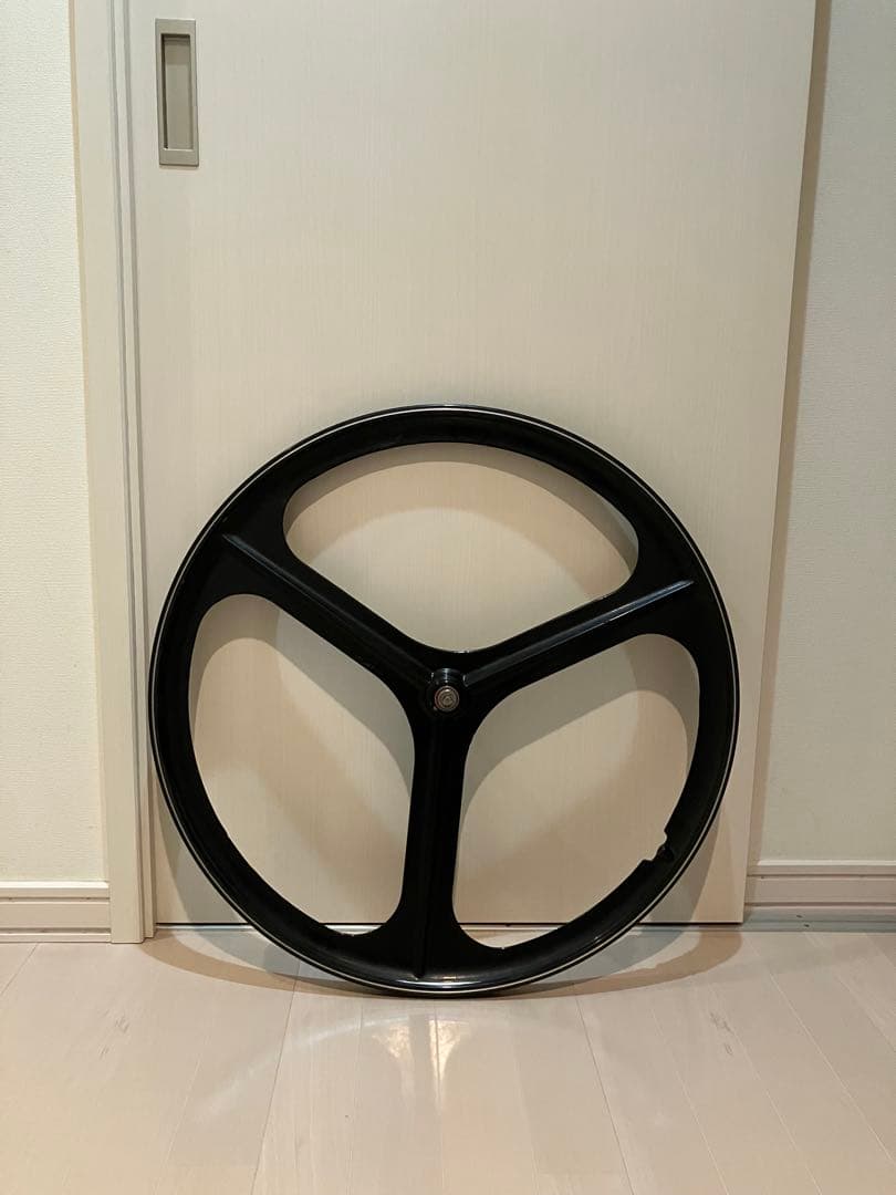 とみたん　バトンホイール フロント ピスト 3スポーク 700c