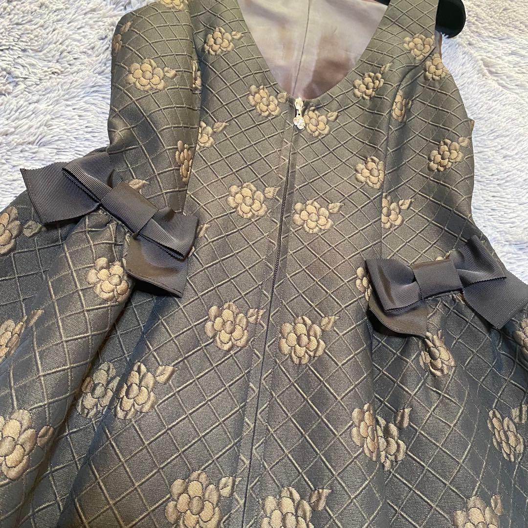 エムズグレイシー キルティング カメリア ダブルジップ ジャンパースカート40