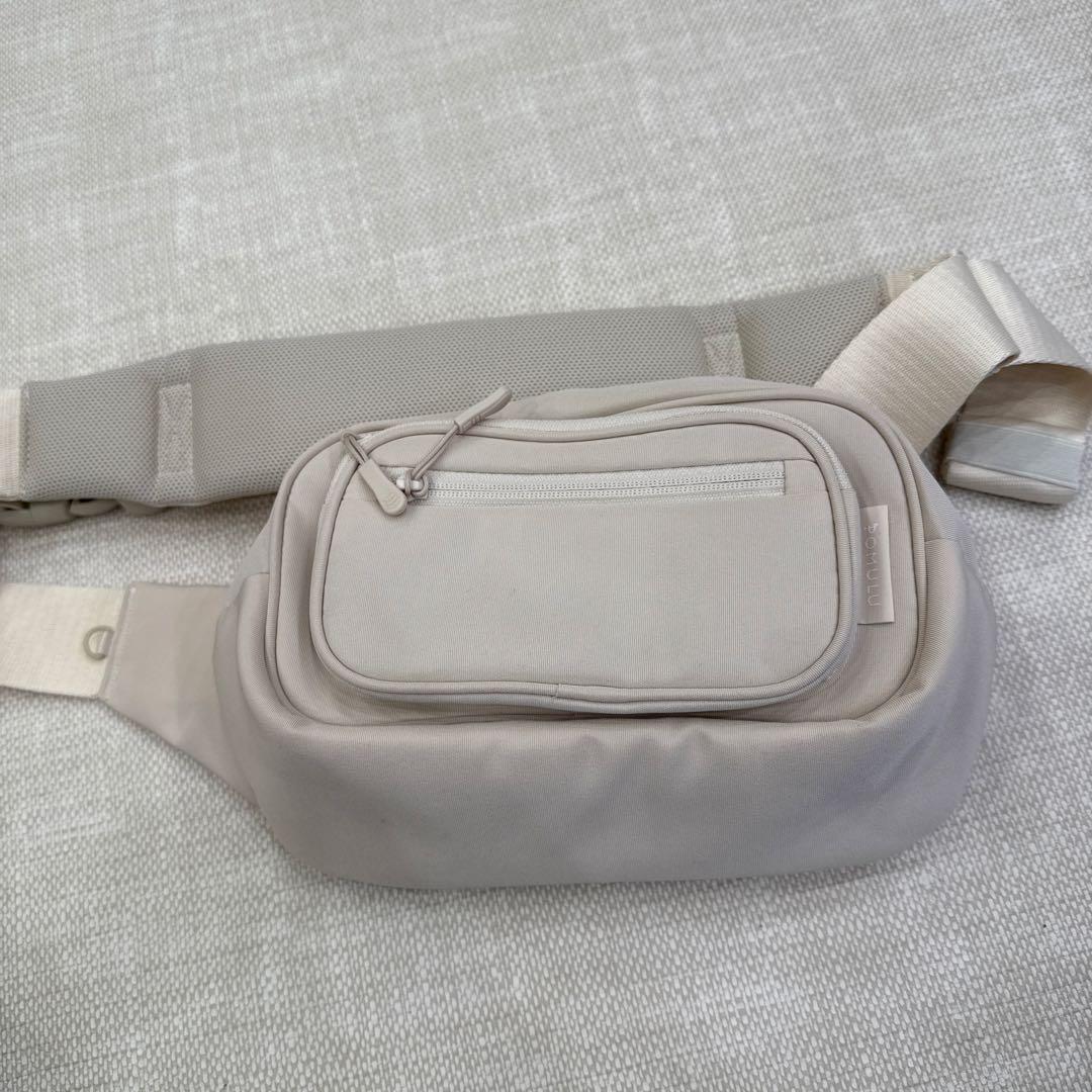 POMULU 2WAYヒップシート クリーム色