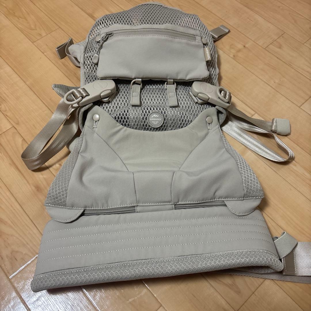 【美品】エアバギー　ベビーキャリア AIRBUGGY 抱っこ紐